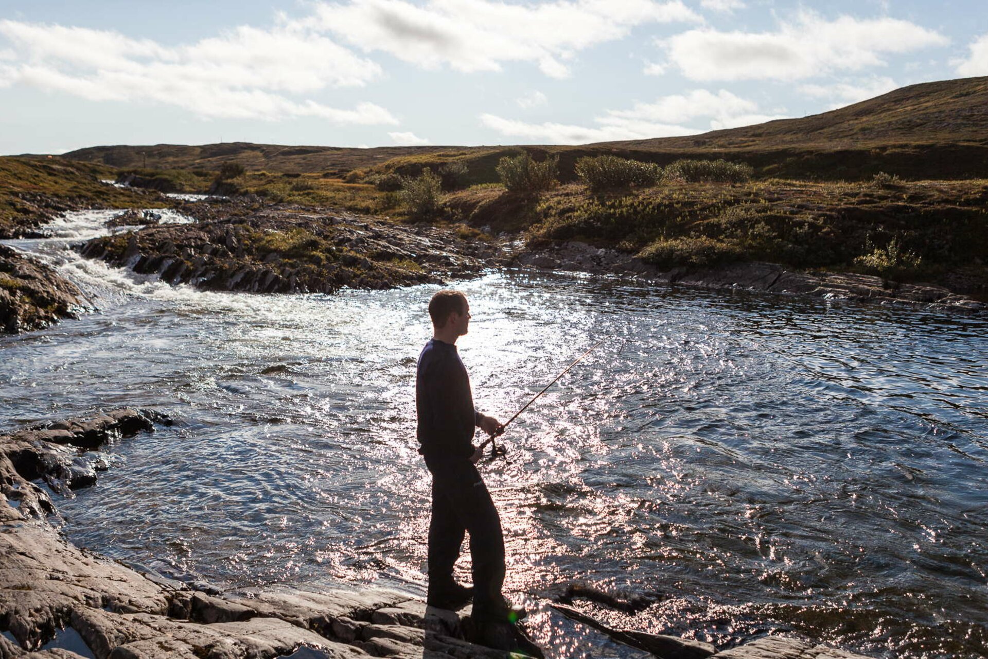 River fishing