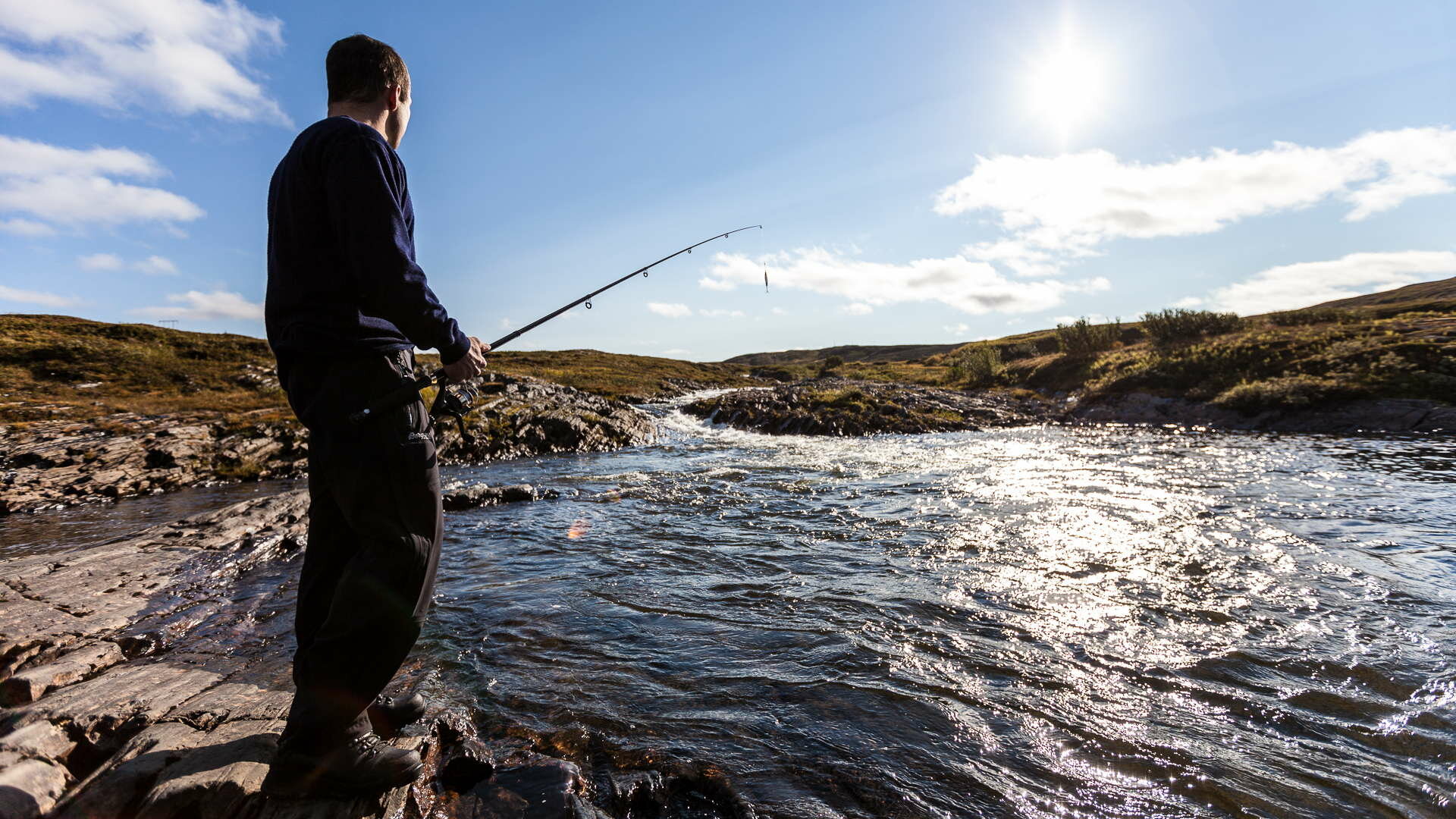 River fishing